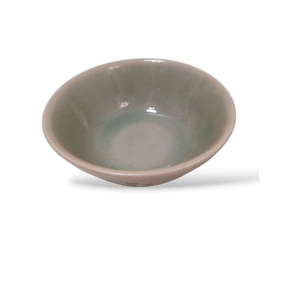 Set of 4 Baan Celadon ELEPHANTS Soup Bowls Green Glaze Pottery Rice Thailand - Picture 10 of 16